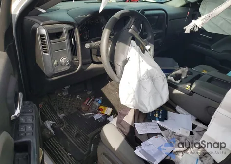 2018 Chevrolet Silverado C1500 Custom из США, поврежденный, VIN 1GCRCPEC3JZ163569